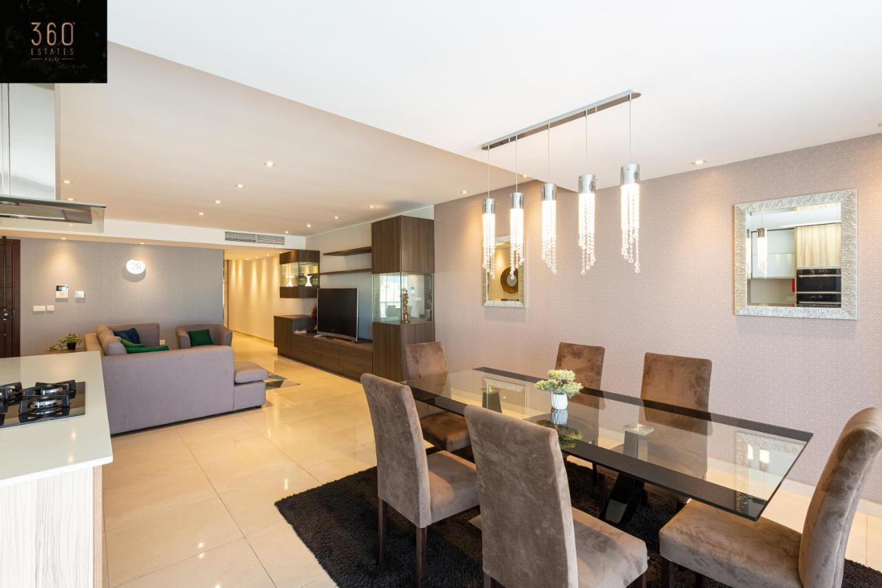 Seafront, Designer Apt With Private Terrace & Wifi By 360 Estates Pietà Zewnętrze zdjęcie
