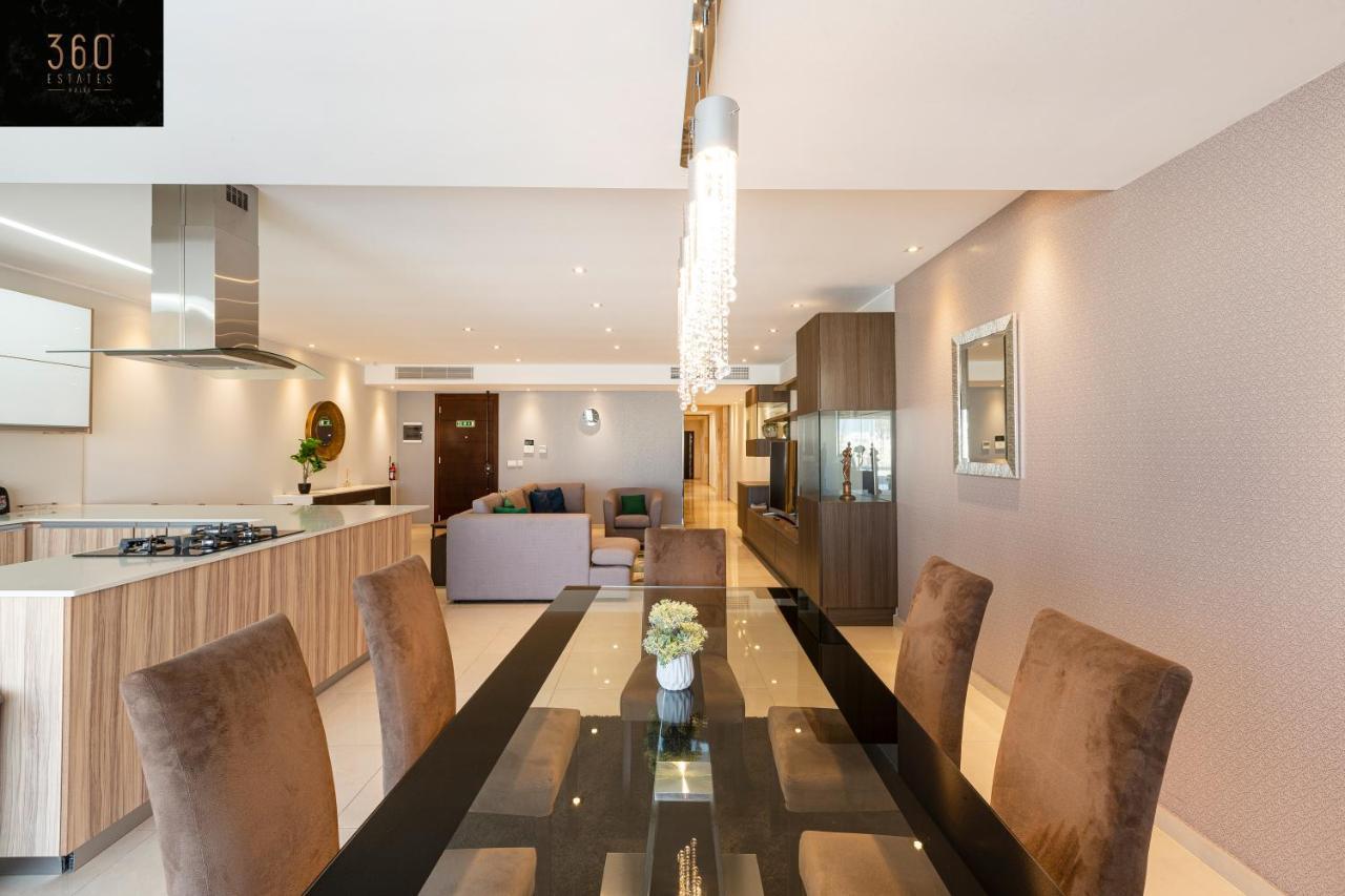 Seafront, Designer Apt With Private Terrace & Wifi By 360 Estates Pietà Zewnętrze zdjęcie